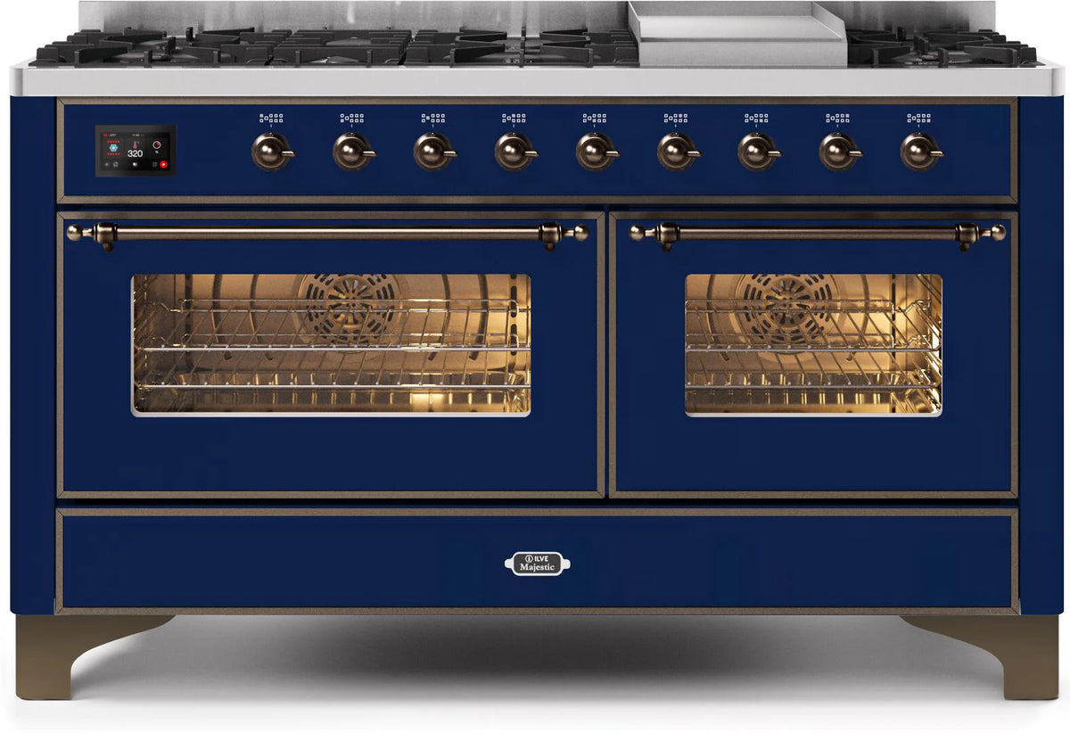 Blue Dual Fuel Propane Gas Range X3100