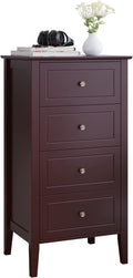 White 4 Drawer Wood Dresser K6917