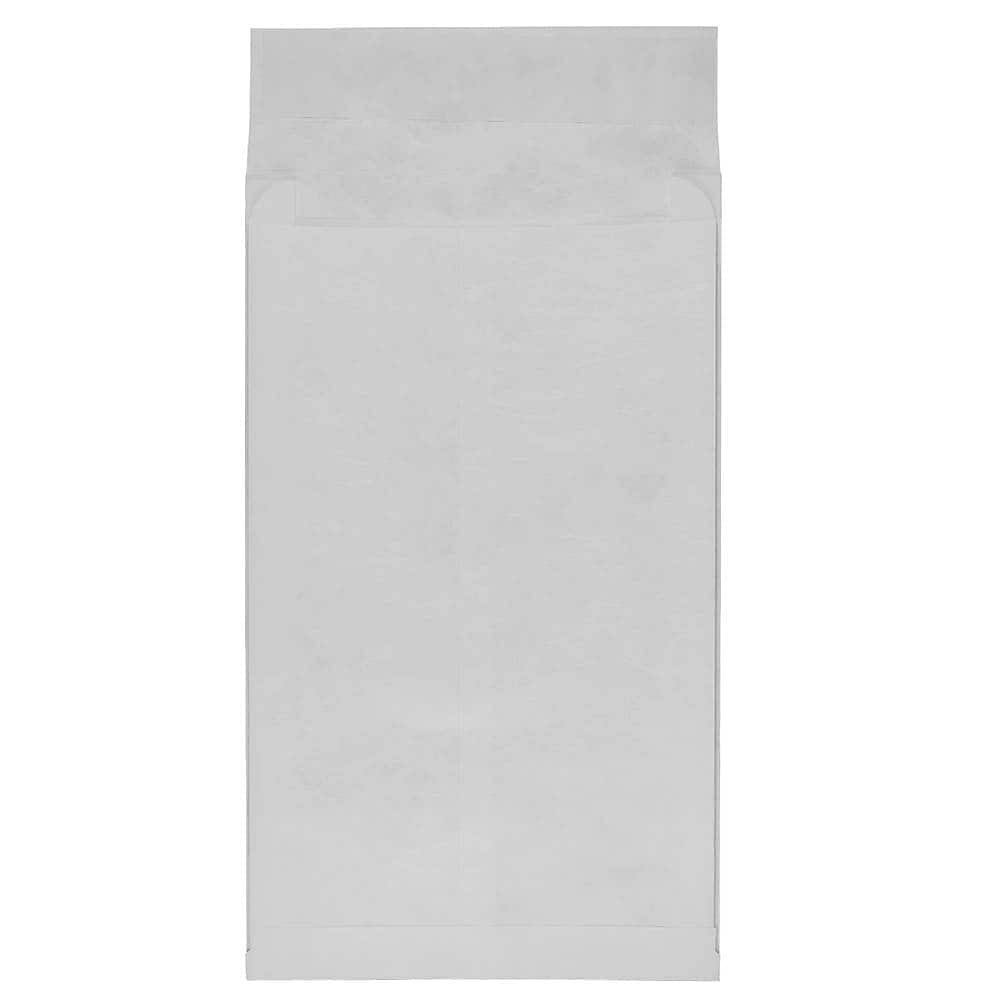 White Expandable Open End Catalog Envelopes with Peel & Seal Closure, 10 x 15 x 2, 250/Box F6028