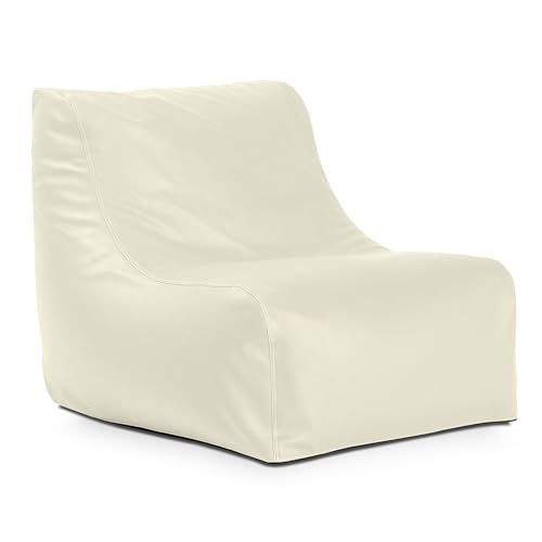 Black & White Stripes Outdoor Bean Bag Chair Y100166