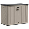 White 26 Cu Ft Lockable Outdoor Storage Cabinet L338