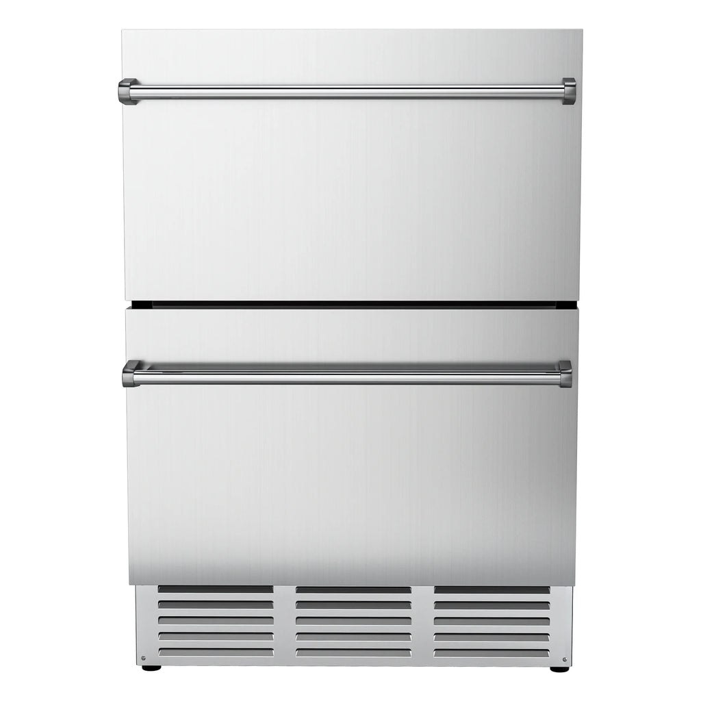 4.9Cu.ft. Double Drawer Stainless Steel Beverage Refrigerator B7823