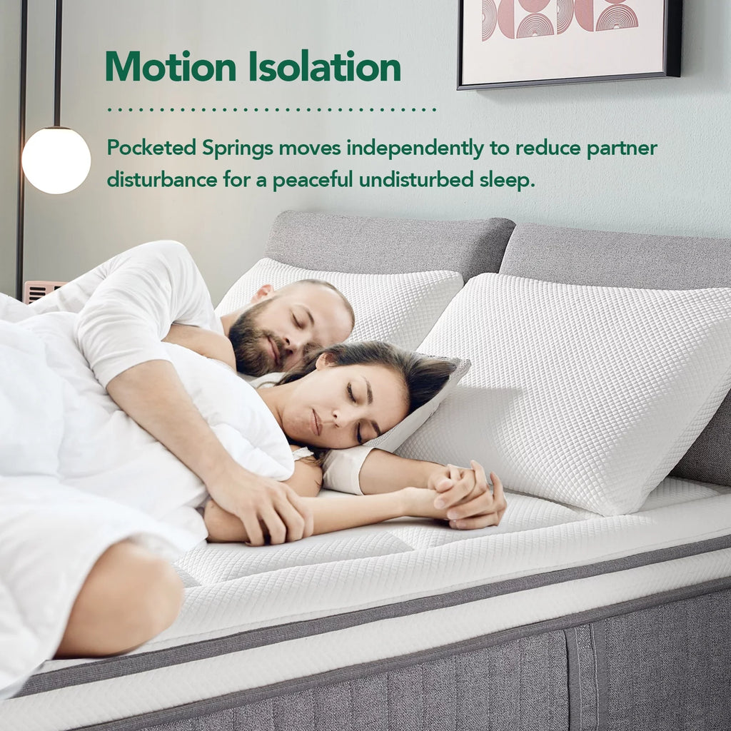12 Inch Twin XL Gel Memory Foam Hybrid Pillow Top Mattress L694