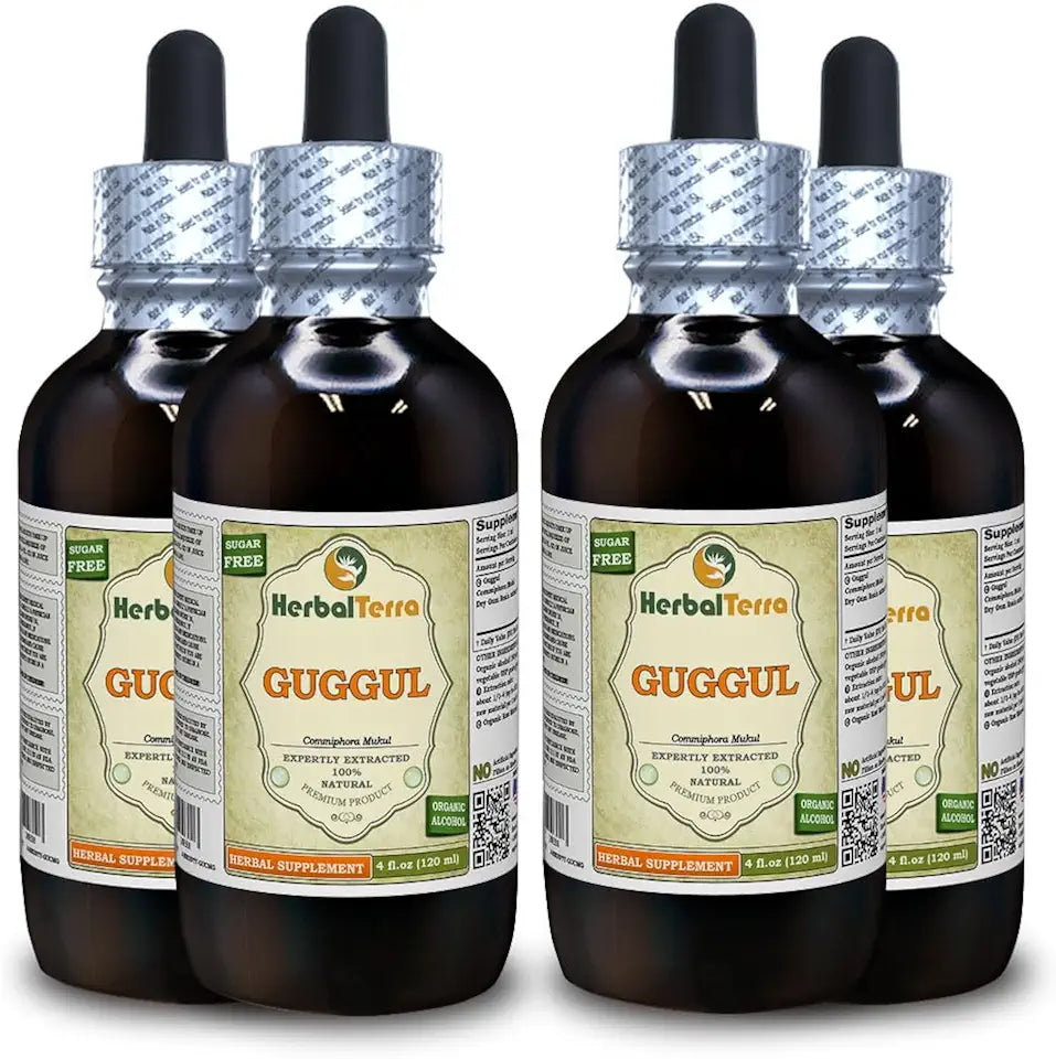 Organic Unprocessed Gum Resin Liquid Extract 4x120 ml Y773