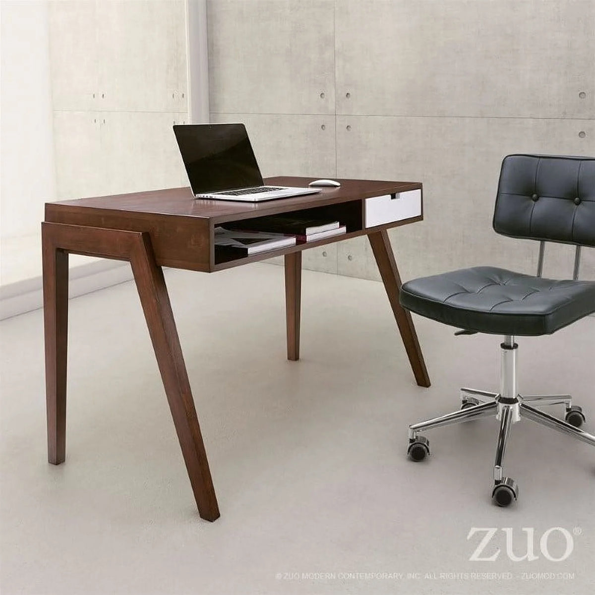 Mid-Century Solid Wood Desk G340