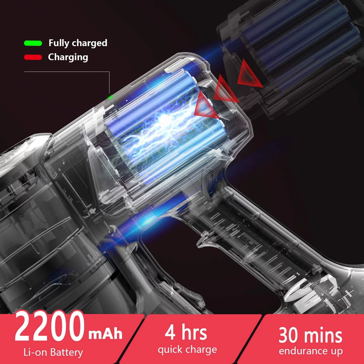 Cordless 2 in 1 Stick Handheld Vacuum P9029