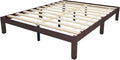 Queen Size Wood Platform Bed Frame with 10 Legs B595