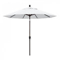 9' Patio Umbrella with Aluminum Pole Push Button Tilt Crank Lift D5049