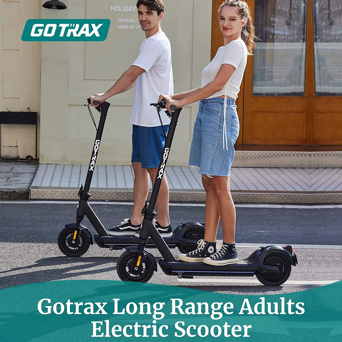 500W Electric Scooter with 10 Air-Filled Tires T3519