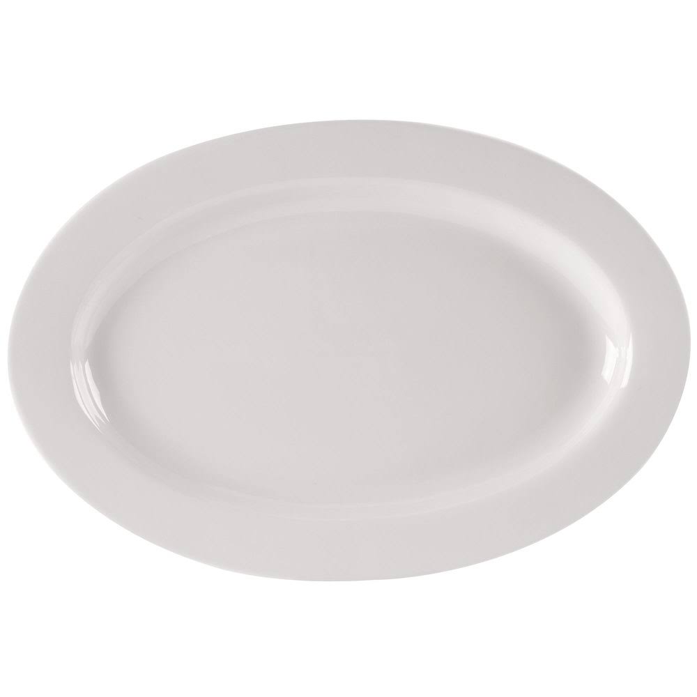 16" Ceramic Oval Platter Z8498