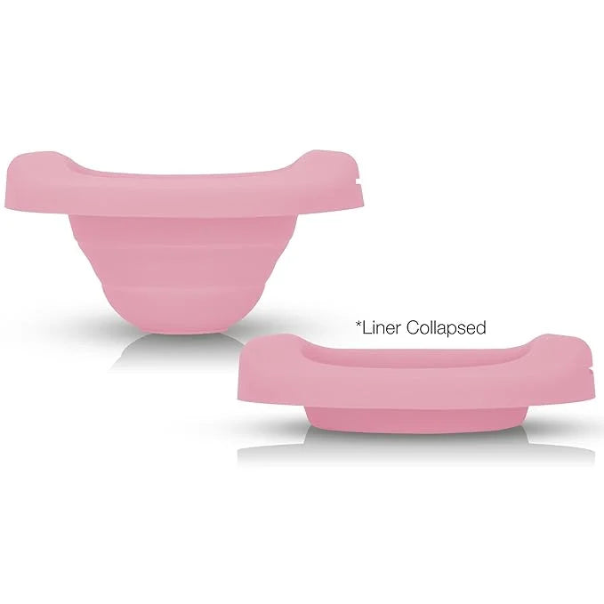 Reusable Collapsible Travel Potty Liner Pink M190