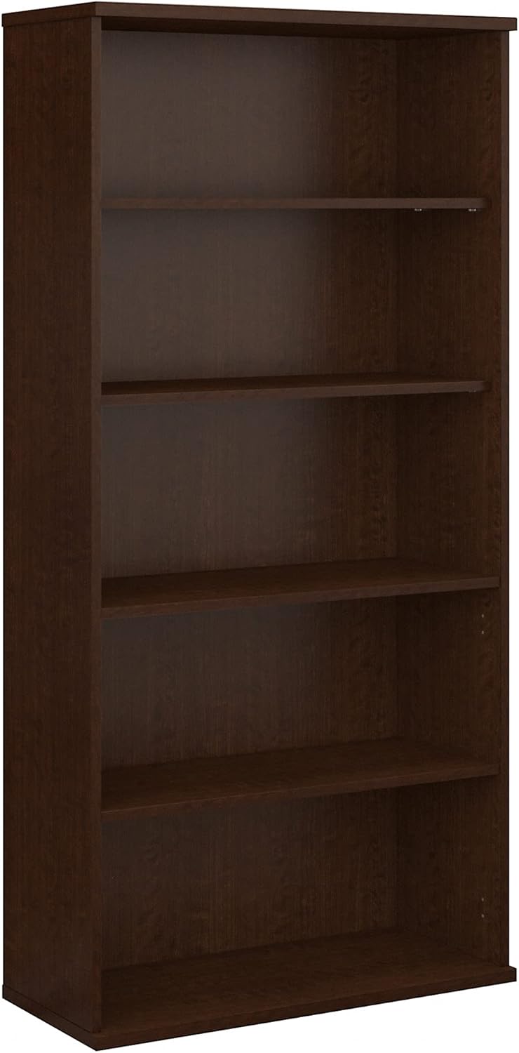5 Shelf Storm Gray Bookcase P4380