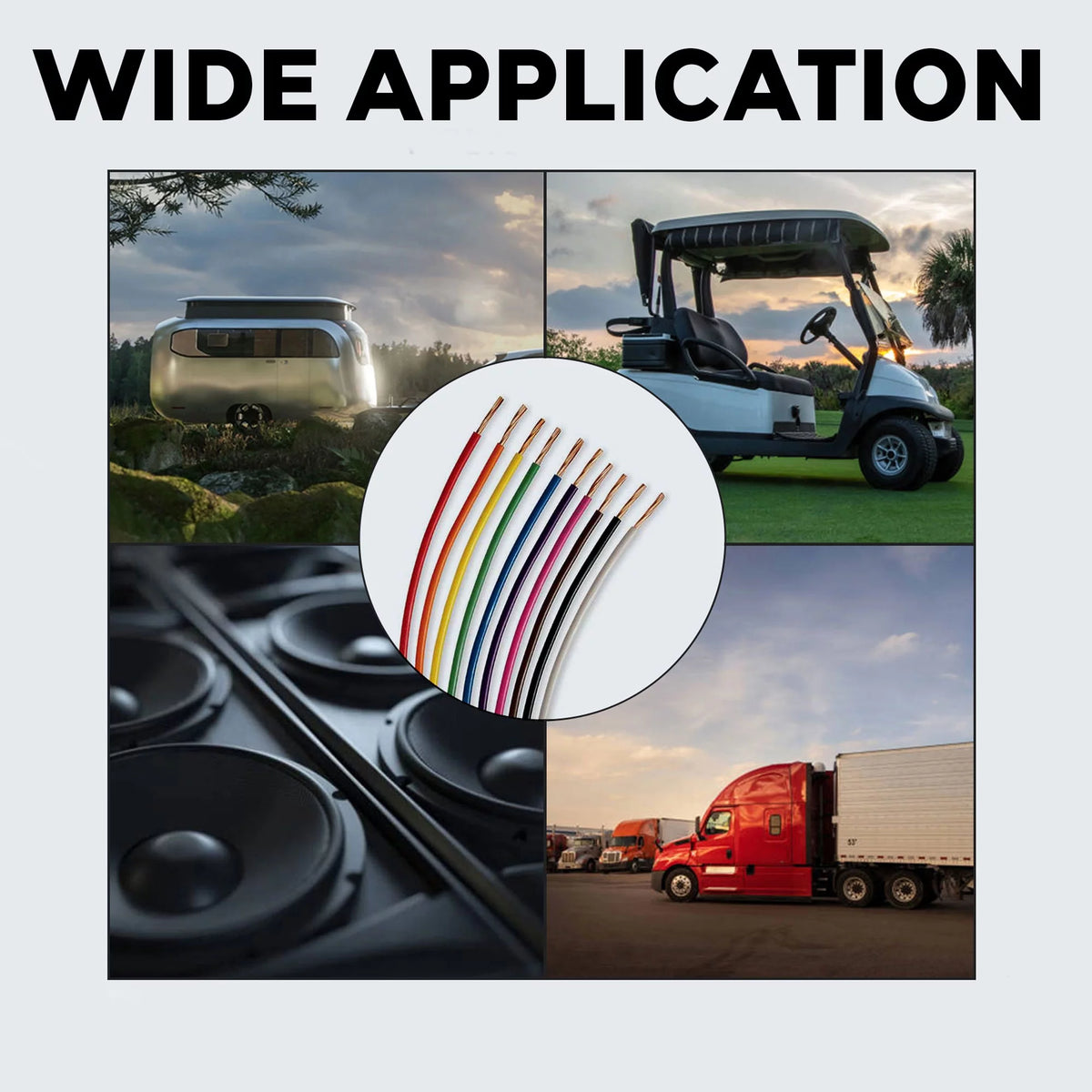 16 Gauge Automotive Primary Wire 4 Color Bundle Set L106