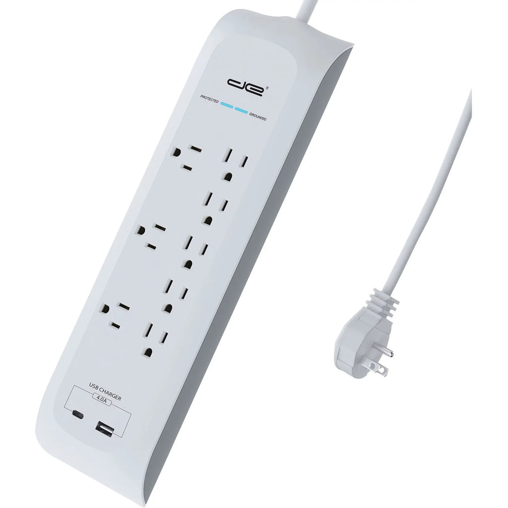 8-Outlet USB-A and USB-C Surge Protector Power Strip U972