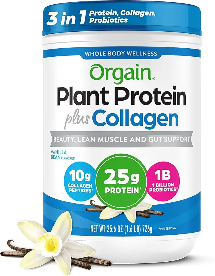 Vanilla Bean Protein Powder with Collagen Peptides U720708