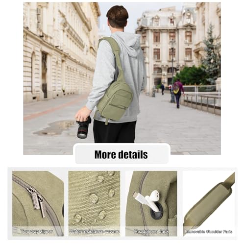 Lightweight Camera Bag with Tripod Holder and Rain Cover U968