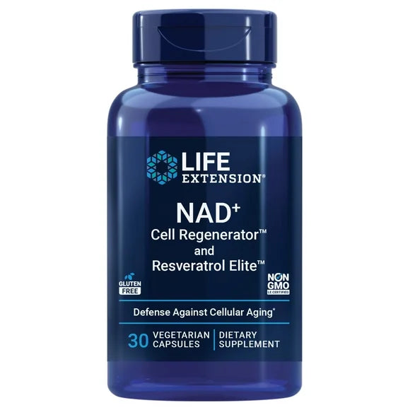 30 Capsules Non-GMO Gluten Free NAD+ Resveratrol Supplement I191