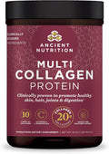 Unflavored Multi Collagen Protein Powder with Probiotics, 45 Servings, 16oz J5915