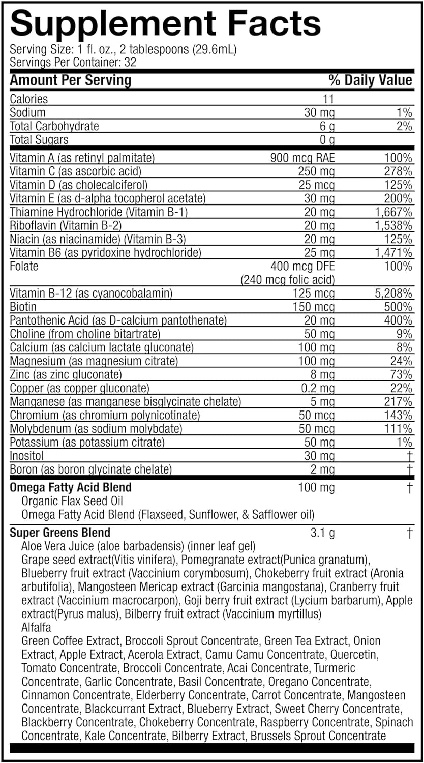 Whole Food Multivitamin Liquid 32 Fluid Ounces S7180