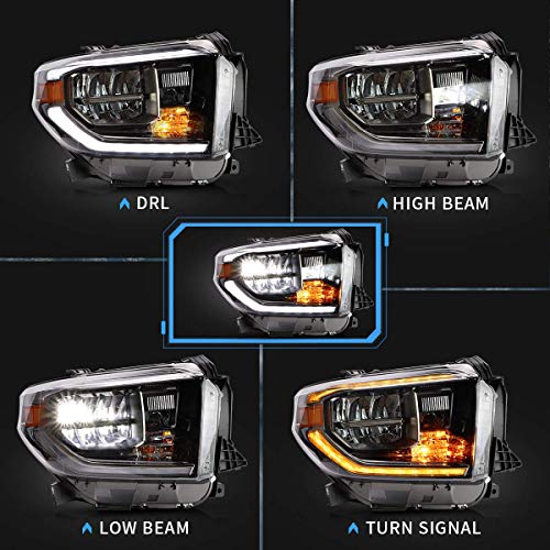 Projector Led Headlights with Sequential Turn Signal R9645