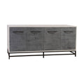 Grey Four Door Buffet Table I3347