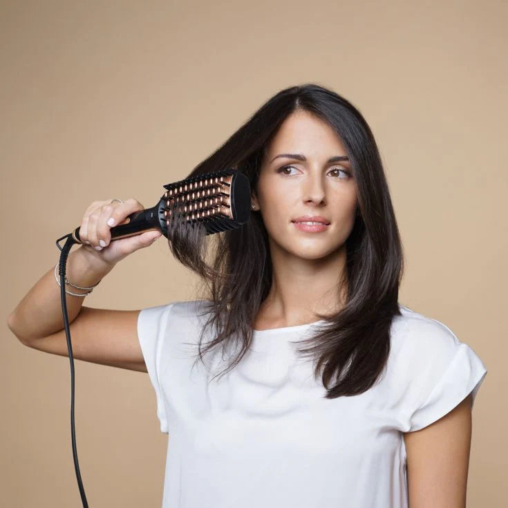Electric Straightening Brush H7676