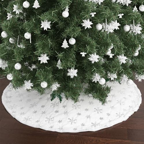 Knitted Christmas Tree Skirt 48 inches F89983