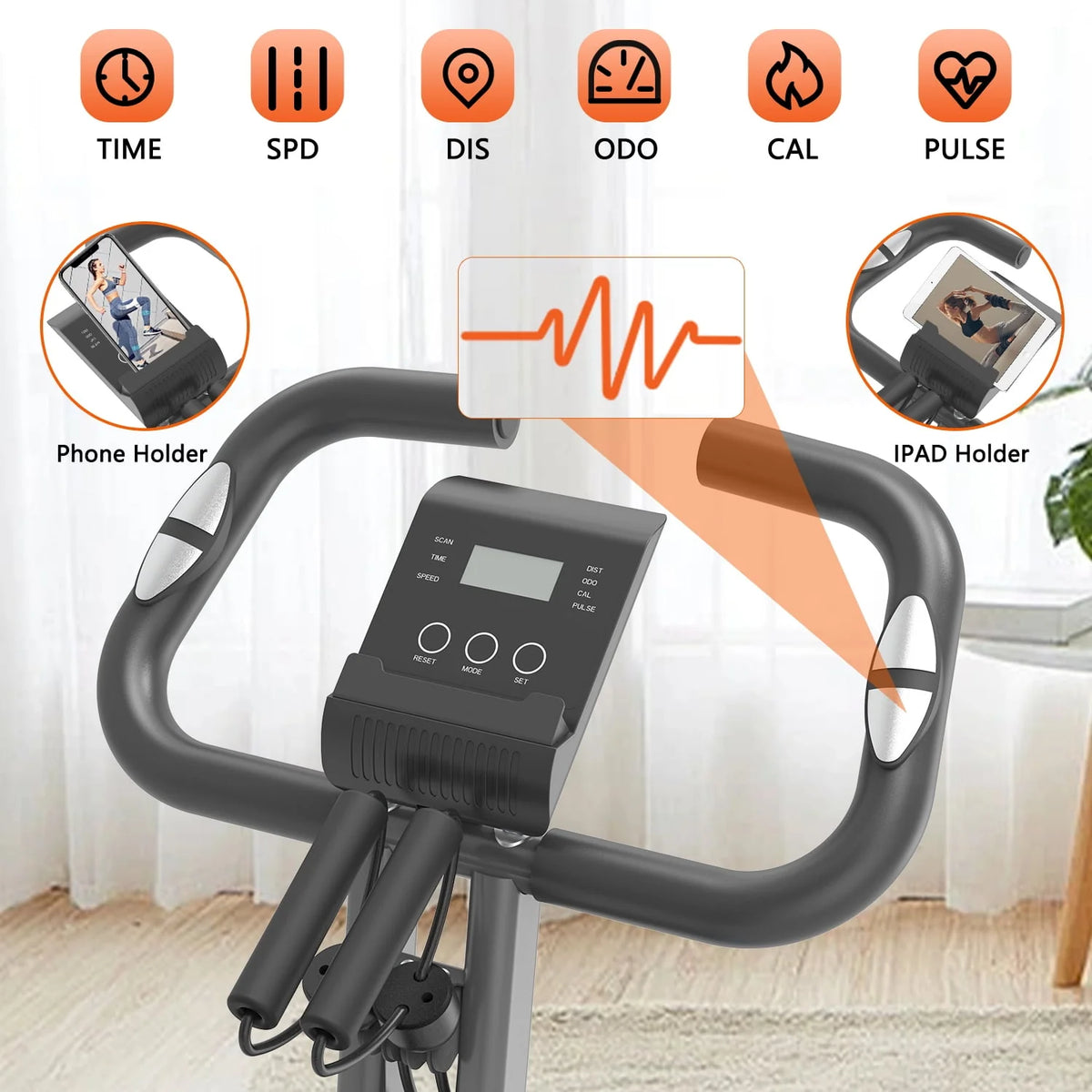 Folding 3-in-1 Recumbent Exercise Bike V24363