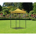 Yellow 5 ft. W x 5 ft. D Steel Pop-Up Canopy J7547