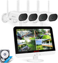 Wireless Surveillance Camera System with 13 inch Monitor W546