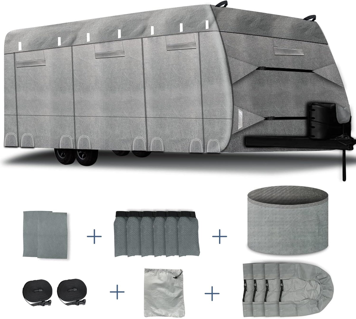 6 Layers Windproof UV Resistant RV Cover 27'1''-30' M7620