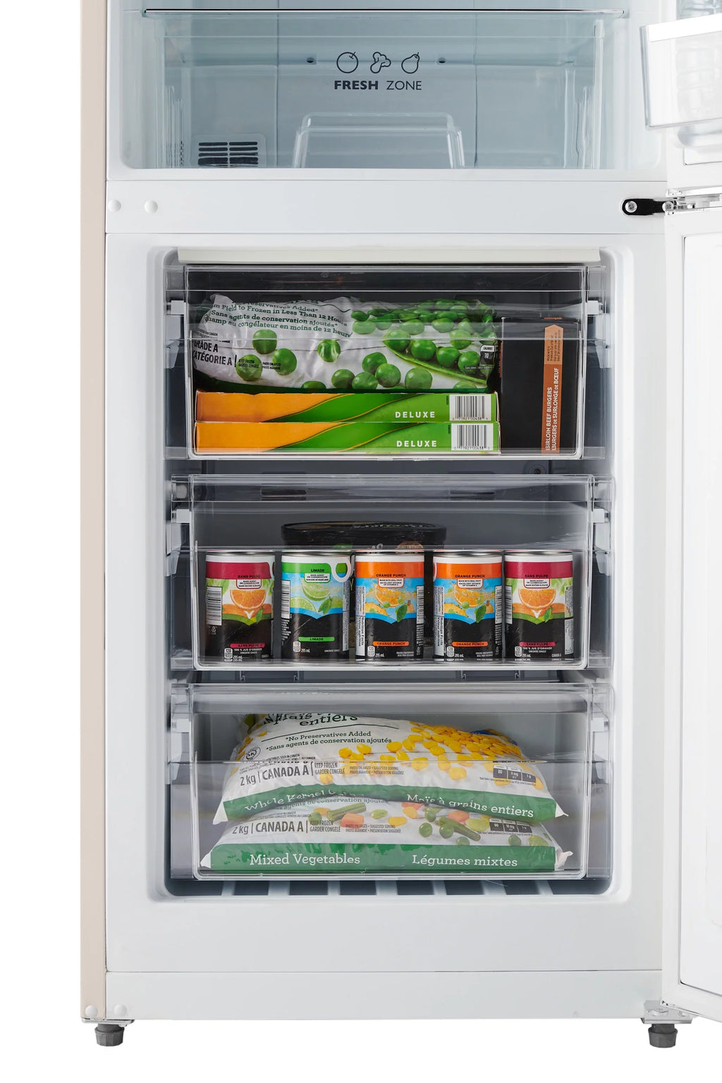 24" 11 Cu Ft Bottom Freezer Retro Refrigerator L829