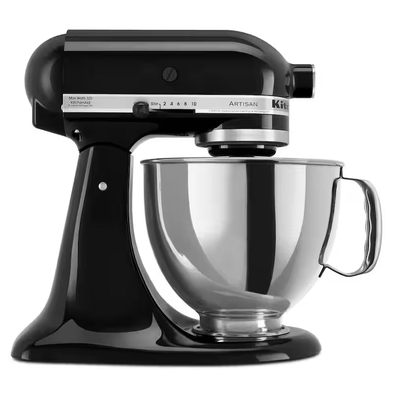 5 Qt. 10-Speed Onyx Black Stand Mixer with Attachments F4627