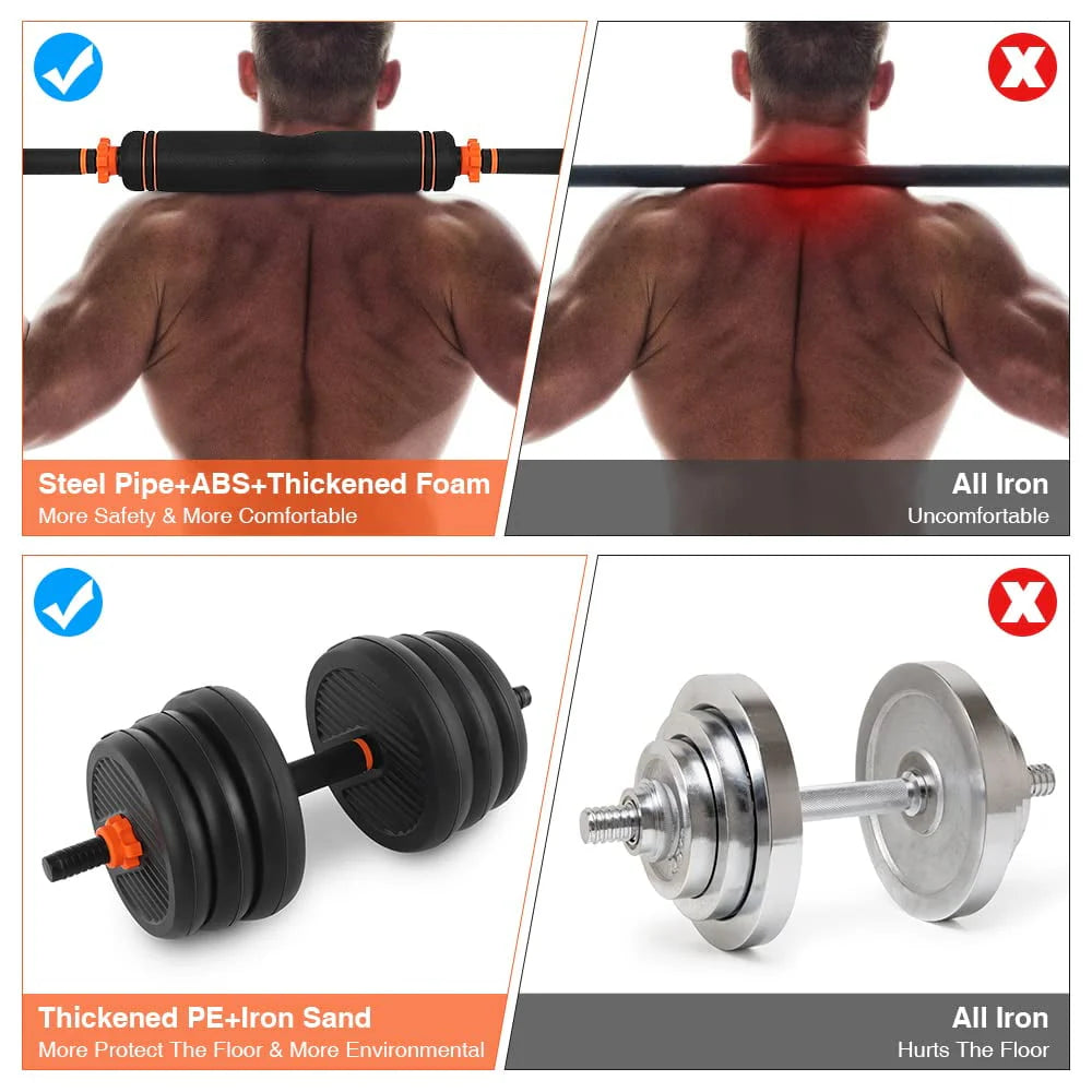55lb Adjustable Dumbbell Set H489