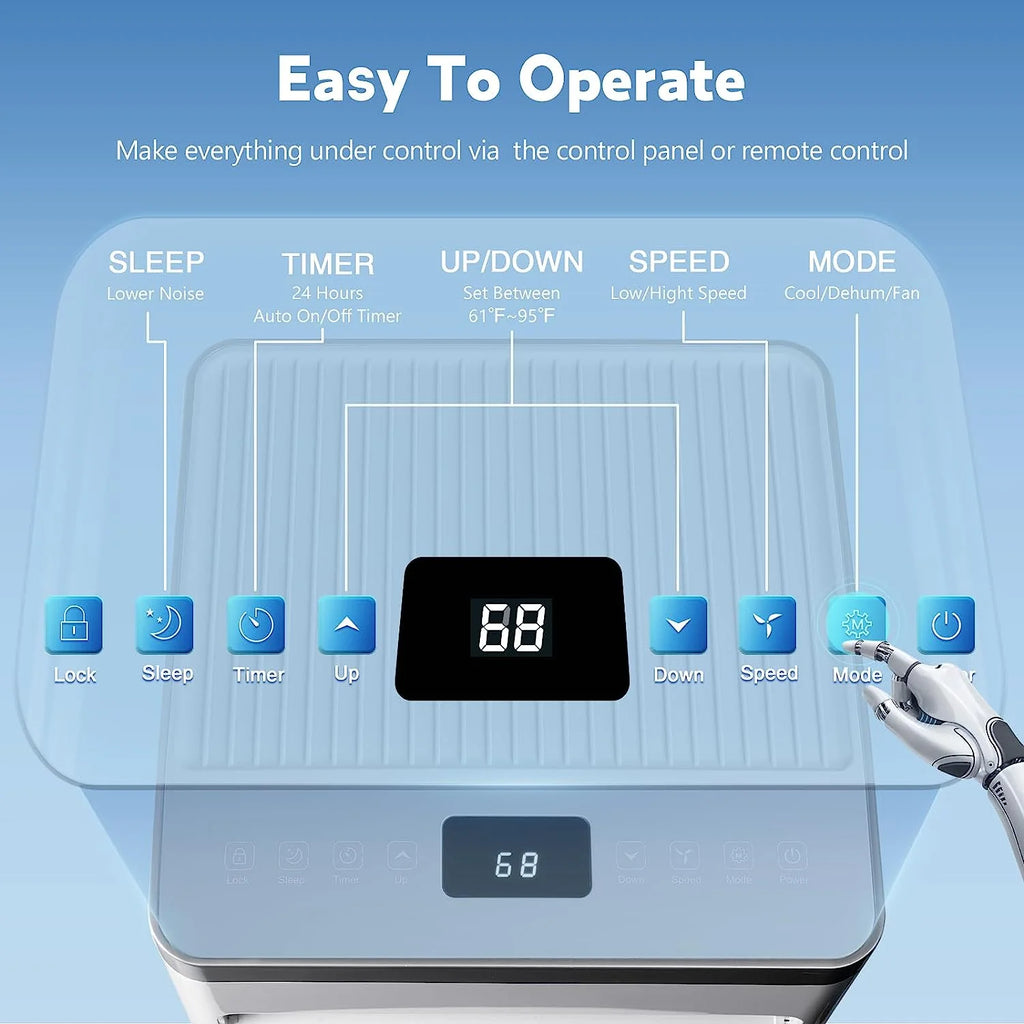 5000 BTU Portable Air Conditioner W3726