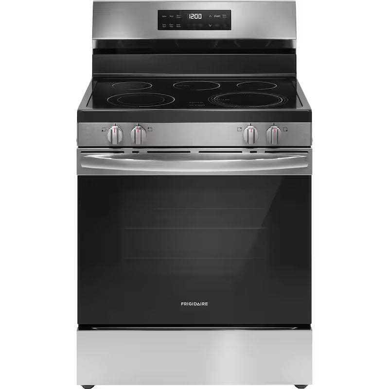 5 Element Freestanding Electric Range in Stainless Steel K418309