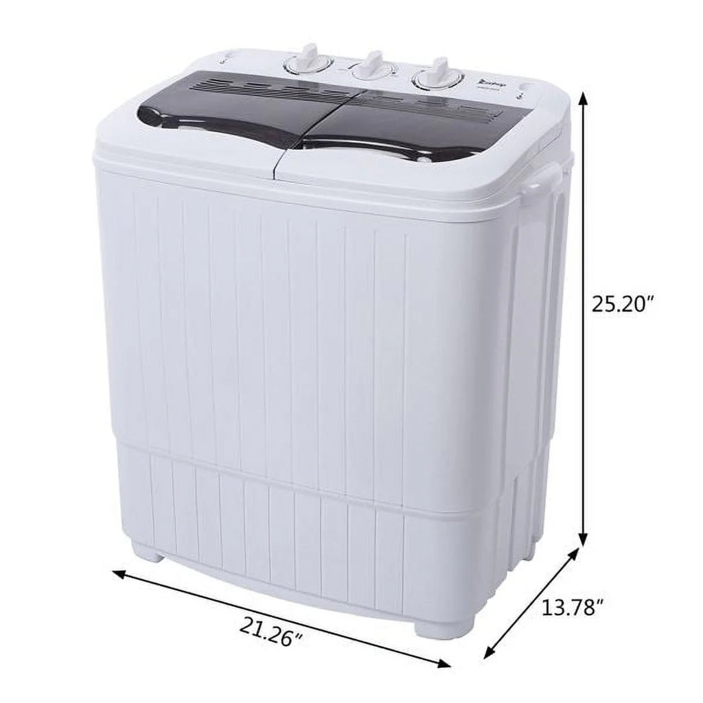 Portable 14.3lbs Semi-Automatic Washing Machine F15614