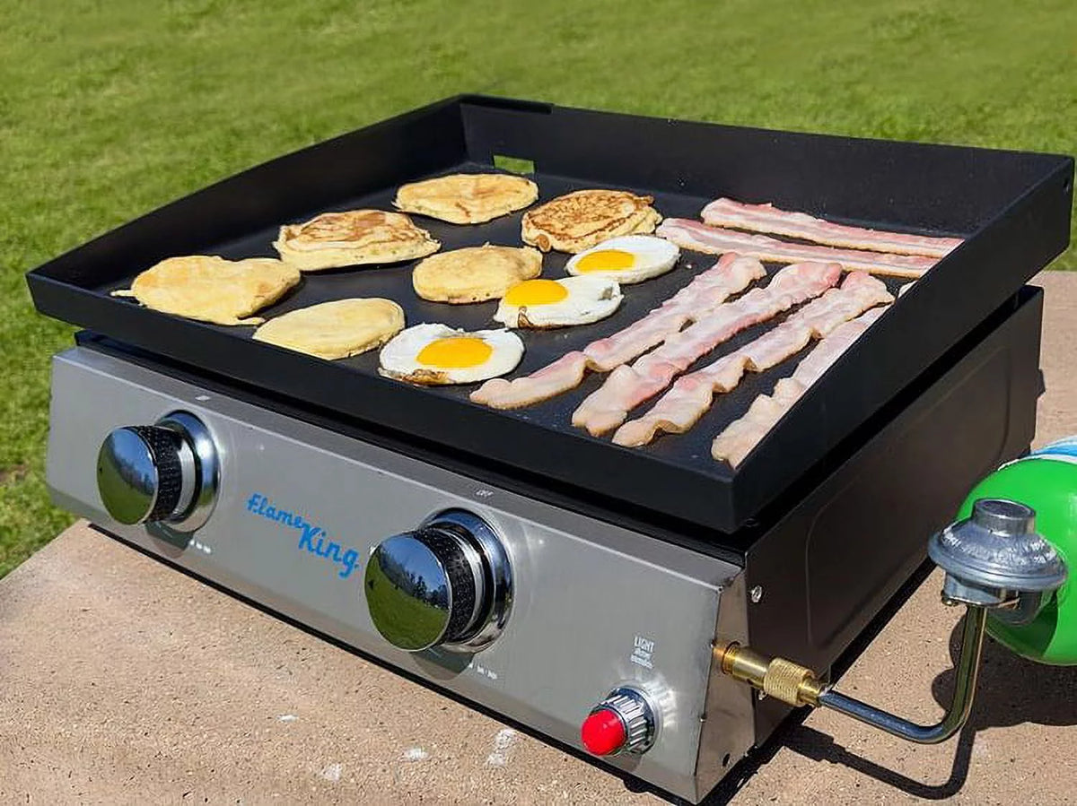 Heavy Duty Cast Iron 2-Burner Griddle Grill X432342