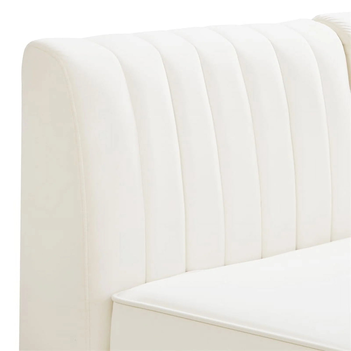 Cream Velvet Modular Sofa T70464