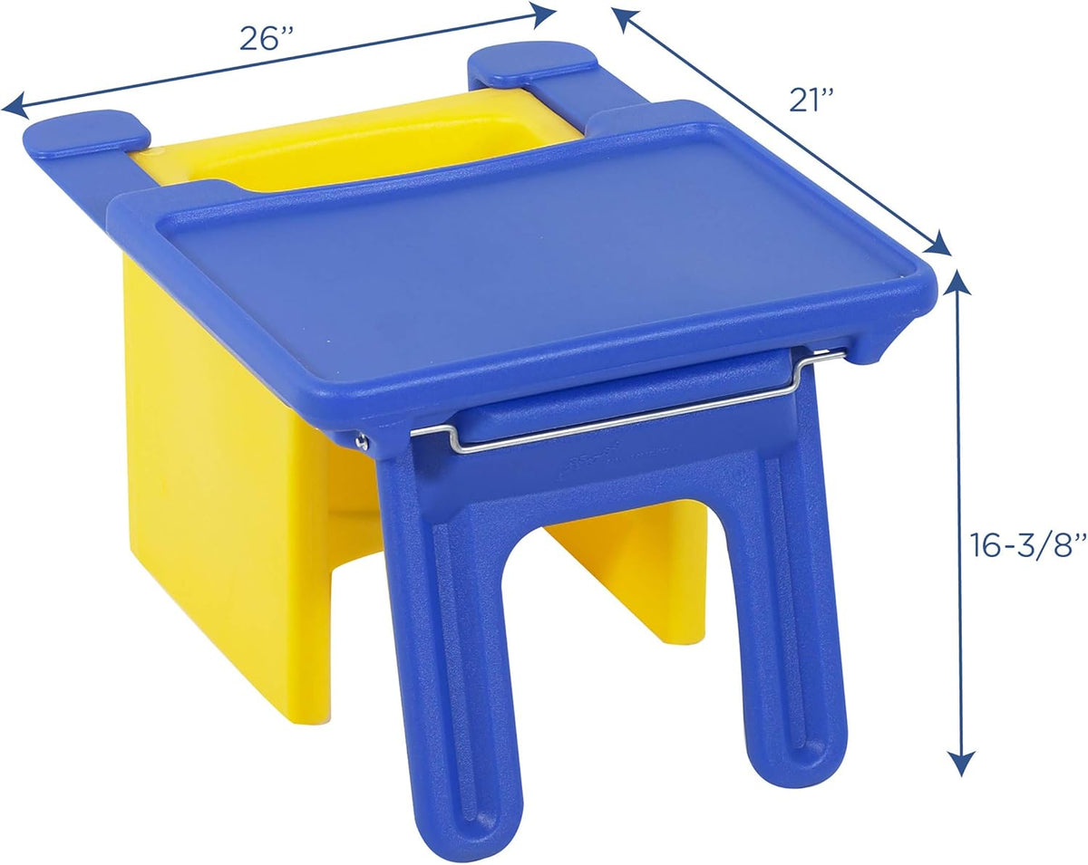 Cube Chair to Kids Desk and Chair Set D27186