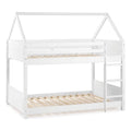 Wood Twin Bunkbed in White N237274