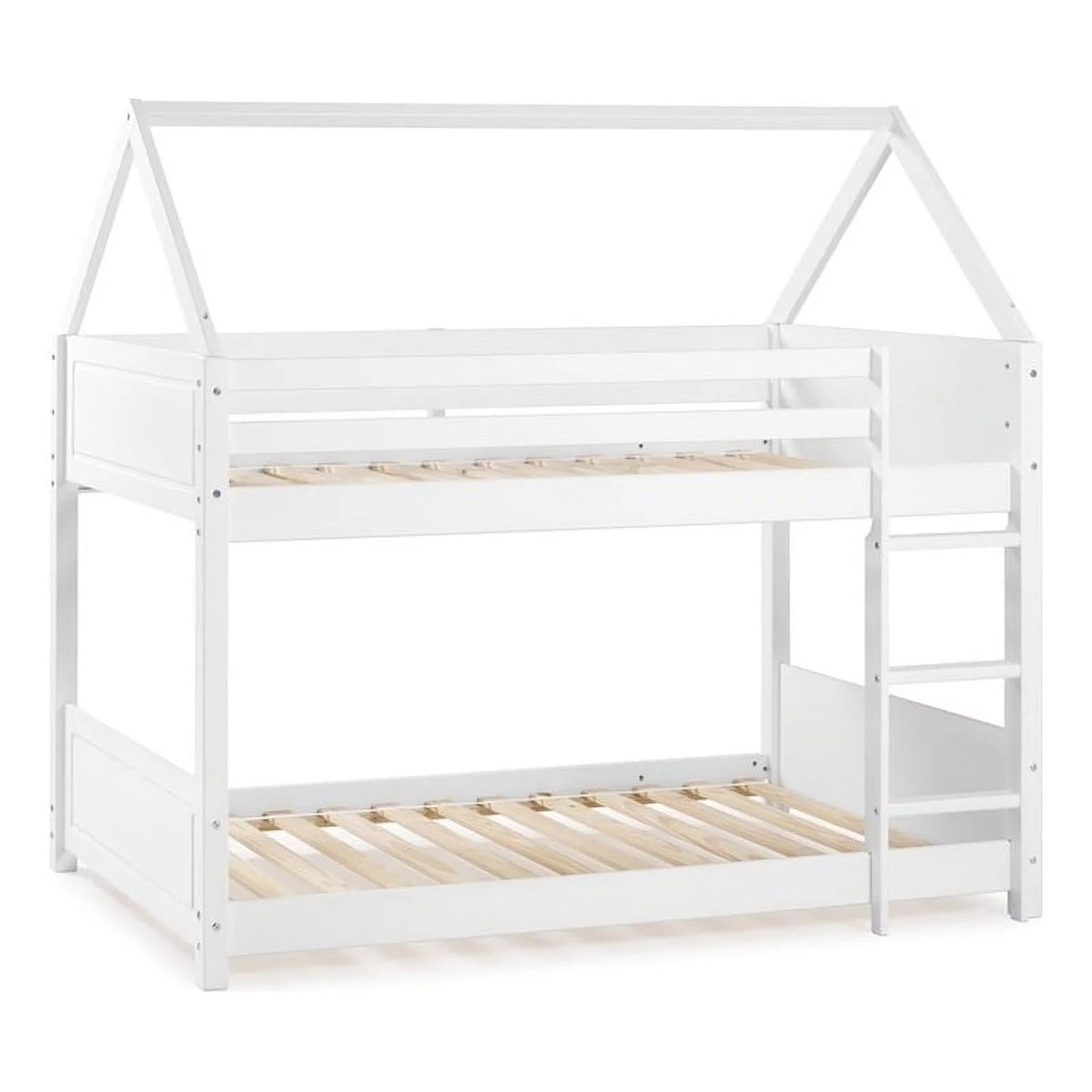 Wood Twin Bunkbed in White N237274