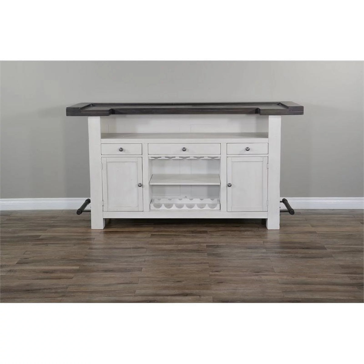 Espresso Finish Wood Bar Unit Q645320