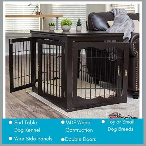 Decorative Small Dog Kennel with Pet Bed I8108