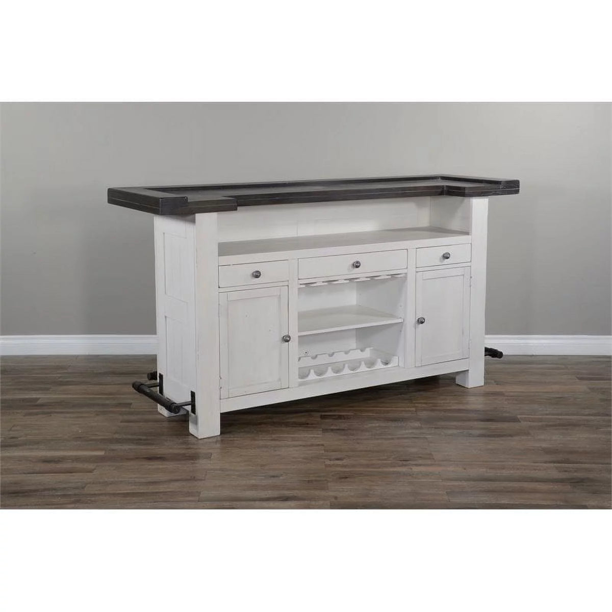Espresso Finish Wood Bar Unit Q645320