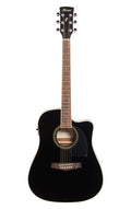 Black Cutaway Acoustic-Electric Guitar C171055