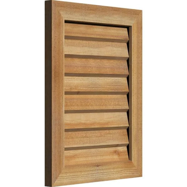 Unfinished Non-Functional Vertical Gable Vent K848176