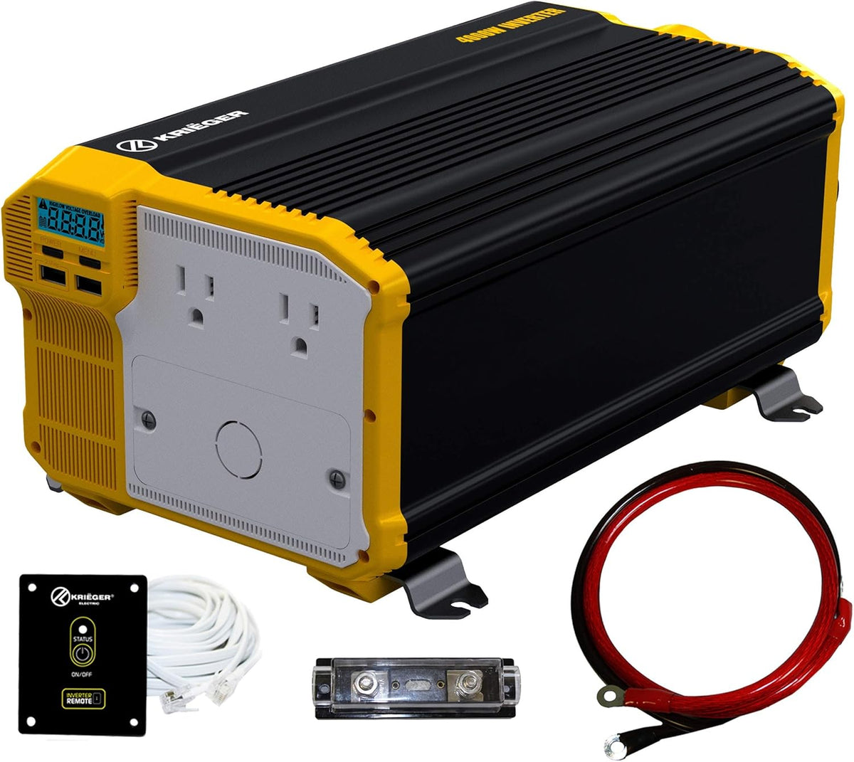 1500 Watts 12V to 110V Modified Sine Wave Power Inverter Z40448