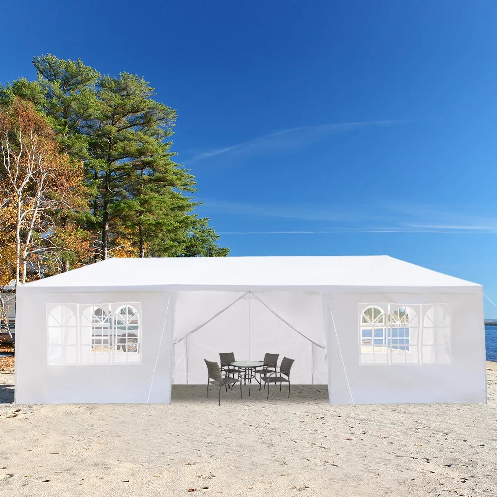 10'x30' Outdoor Party Tent with 8 Removable Sidewalls and 2 Doors V867