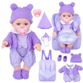 12 Inch Baby Doll Playset with Washable Dolls and Accessories R1982